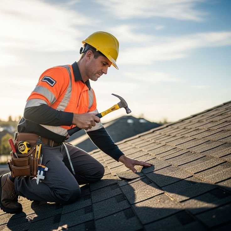 Waterproofing inspection at a home foundation