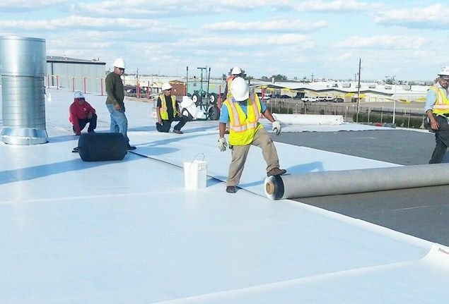 Industrial waterproofing work